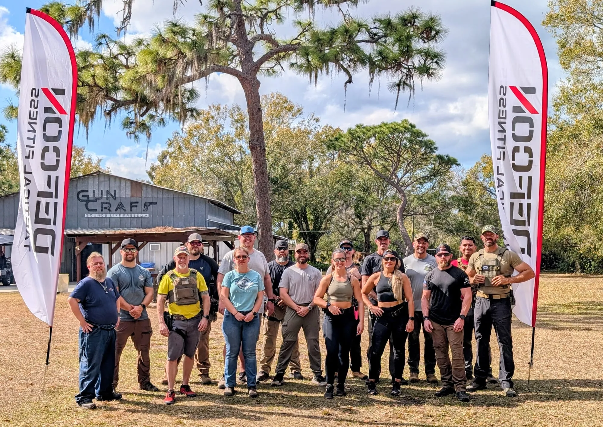 DEFCON Tactical Fitness competitors gathered at a Central Florida event
